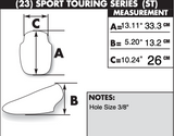 Zero Gravity Sport Touring Windscreen for 2013-20 Honda CBR600RR - Light Smoke - 23-408-02