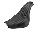 Saddlemen Profiler 2-Up Low Profile Seat for 2018-20 Harley Softail Breakout - Black/Knuckle - 818-31-047K