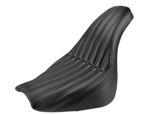 Saddlemen Profiler 2-Up Low Profile Seat for 2018-20 Harley Softail Breakout - Black/Knuckle - 818-31-047K