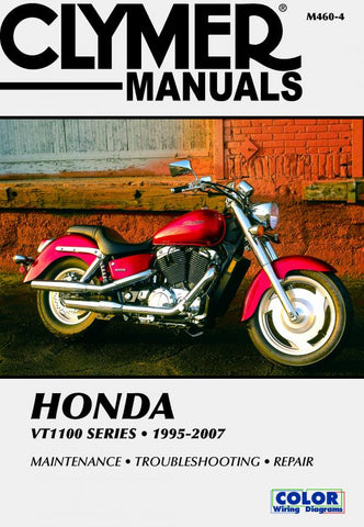 Clymer M4604 Service & Repair Manual for 1995-07 Honda VT1100 VT-1100 Series