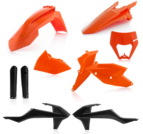 Acerbis Full Plastic Kit for 2017-19 KTM models - Original 19 - 2733426345