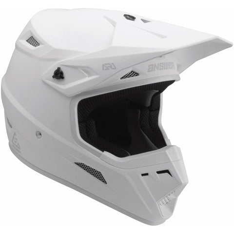 Answer Racing AR1 Solid Helmet - White - Medium
