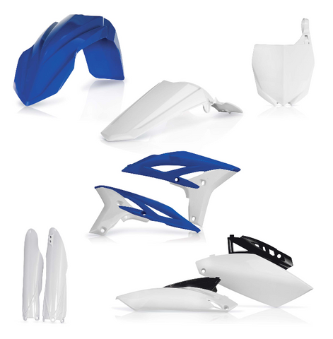 Acerbis Full Replacement Plastics Kit for 2010-13 Yamaha YZ250F - Blue/White/Black - 2198013713