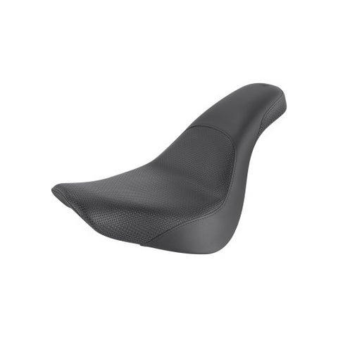Saddlemen Profiler 2-Up Low Profile Seat for 2018-22 Harley Softail Fat Boy - Black/Basket-Weave - 818-27-147