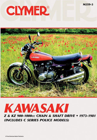 Clymer M359-3 Service Manual for Kawasaki Z1, KZ900, KZ1000, KZ1000, Z1R, / KZ