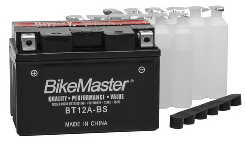 Bike Master Performance+ Maintenance Free Battery - 12 Volts - BT12A-BS