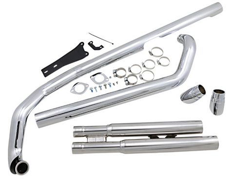 Cobra Hot Rods Speedster Exhaust for Yamaha XVS1100 V-Star models - Chrome - 2817