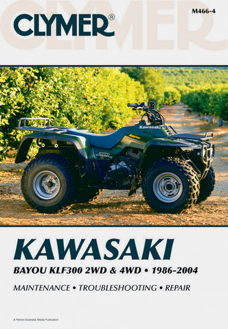 Clymer M466-4 Service & Repair Manual for Kawasaki KLF300