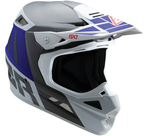 Answer Racing AR7 Hyper Carbon Motocross Helmet - White/Reflex - Medium