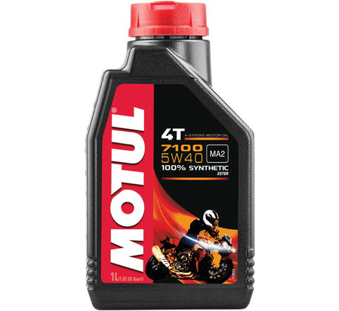 Motul 7100 4T Synthetic Oil - 1 Liter - 5W40 - 104086