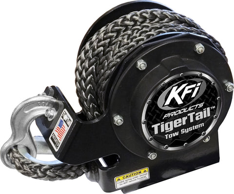 KFI Products TigerTail Tow System - Black - 101120