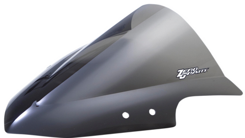 Zero Gravity Double Bubble Windscreen for 2013-17 Kawasaki EX300 Ninja 300R - Light Smoke - 16-282-02