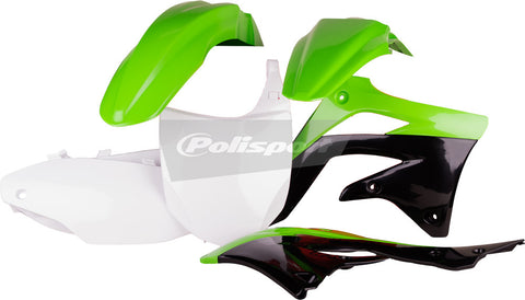 Polisport MX Complete Replica Plastics Kit for 2012 kawasaki KX450F - OE Green/Black/White - 90466
