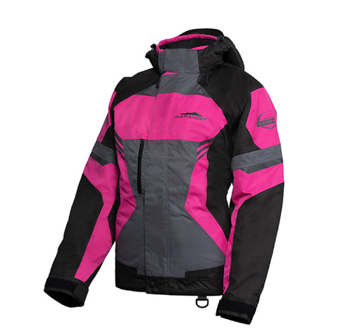Katahdin Gear Dagger Jacket for Women - Black/Grey/Pink - XX-Large