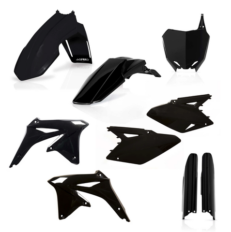 Acerbis Full Body Plastics Kit for 2008-17 Suzuki RM-Z450 - Black - 2198040001