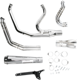 Bassani Road Rage Full Exhaust for 1984-1999 Harley Models - Chrome - 1FXR2