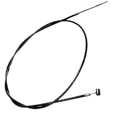 Rotary Mini Bike Throttle Control Cable - 60 Inch - 263