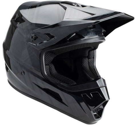 Answer Racing AR3 Rapid Motocross Helmet - Black/Dark Grey - Youth Small