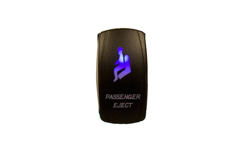 Dragonfire Racing 04-0080 - Laser Etched UTV Switch - Passenger Eject - Blue LED