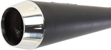 Bassani Road Rage Exhaust System for 2006-17 Harley Dyna models - Black - 13122J