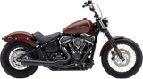 Cobra El Diablo Exhaust for 2018-19 Harley Softails - 4 Inch / Black - 6478B