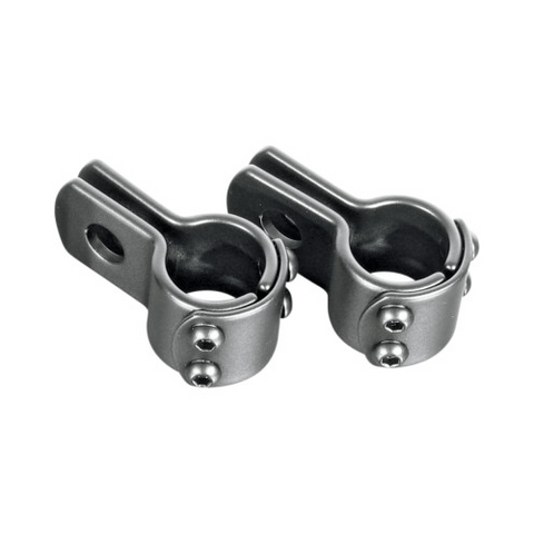 Rivco Highway Peg Mounting Clamps - Black - CLMP125BK