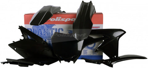 Polisport MX Complete Replica Plastics Kit for 2008-17 Suzuki RM-Z450 - Balck - 90146