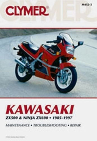 Clymer M4523 Service & Repair Manual for Kawasaki ZX500 / Ninja ZX600 Models