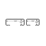 Caliber Bunk Wrap with End Caps - 16ft x 2 x 4in - Black - 23050-BK