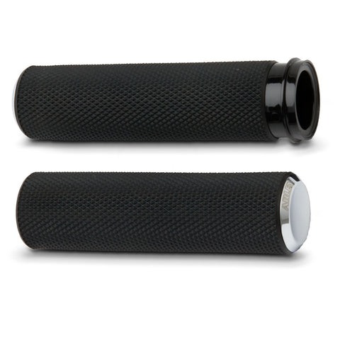 Arlen Ness Fusion Series Grips for Harley Electra / Street - Knurled - 07-326