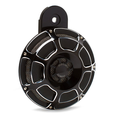 Arlen Ness 70-204 Universal Horn Kit - Beveled - Anodized Black