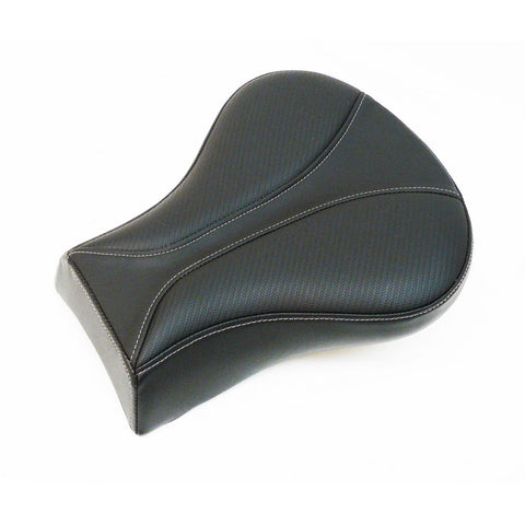 Saddlemen Dominator Pillion Pad for 2007-17 Harley Softail Fat Boy - Black Carbon - 806-12-0162