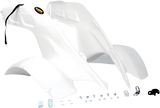 Maier Replacement Front Fenders for 1986-89 Honda TRX250R - White - 117201