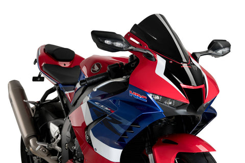 Puig Z-Racing Windscreen for 2021 Honda CBR1000RR - Black - 20313N