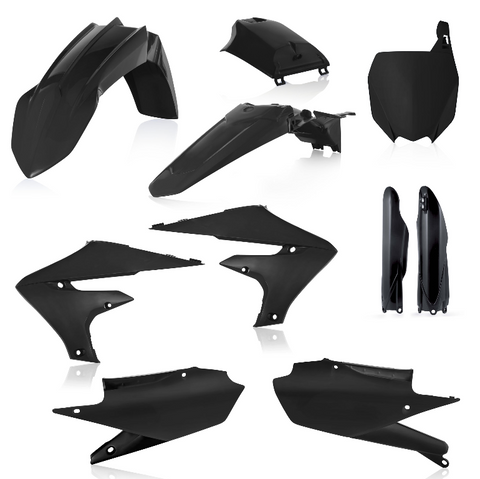 Acerbis Full Plastic Kit for 2018-21 Yamaha YZ models - Black - 2736350001