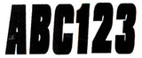 Hardline 350 Series Alphanumeric Vehicle ID Kit - Solid Black - BLK350EC