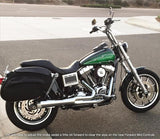 Bassani Road Rage Exhaust System for 2006-17 Harley Dyna models - Chrome - 13112J