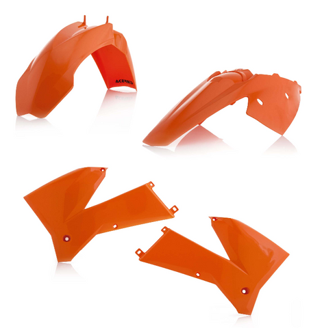 Acerbis Standard Replacment Plastics Kit for 2005-06 KTM SX / SX-F models - Orange - 2041030206