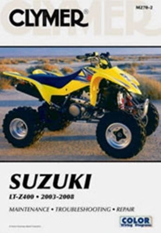 Clymer Service & Repair Manual for 2003-08 Suzuki LT-Z400 QuadSport - M270-2