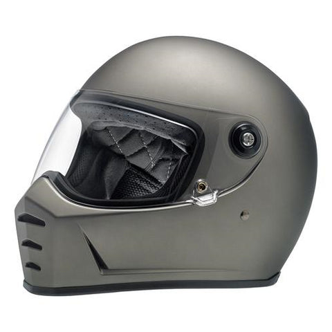 Biltwell Lane Spliter Helmet - Flat Titanium - Small
