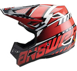 Answer Racing AR3 Rapid Motocross Helmet - Red/Black/White - Small