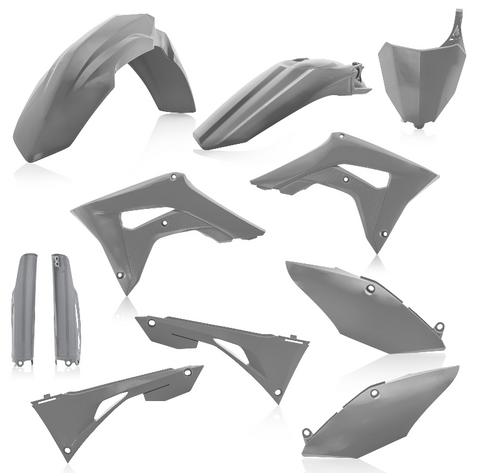 Acerbis Full Replacement Plastics Kit for 2019-21 Honda CRF 250R/450R - Grey - 2736250011