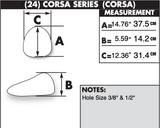 Zero Gravity Corsa Windscreen for 2012-16 Honda CBR1000RR - Clear - 24-426-01