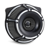 Arlen Ness Inverted Series Air Cleaner Kit for 2017-22 Harley M8 models - Contrast Cut/Slot Track - 18-915