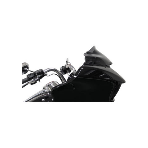 Klock Werks Sport Flare Windshield for 2015-up Harley Road Glide models - 9 inch - Dark Smoke