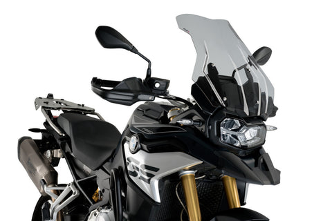Puig Touring Windscreen for BMW F850GS Adventure - Smoke - 3595H