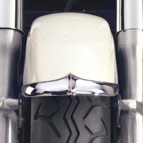 National Cycle Cast Front Fender Tips for Kawasaki VN800 - Chrome - N719