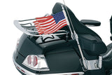 Kuryakyn 4233 - Antenna Flag Mount with Flag for Honda GL1800 - Chrome