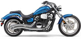 Cobra USA Speedster Swept Exhaust for 2011-18 Yamaha XVS1300 Stryker - Chrome - 2230