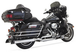 Bassani True-Dual Down Under Headpipe for 2009-16 Harley FL Touring models - Chrome - 11415A